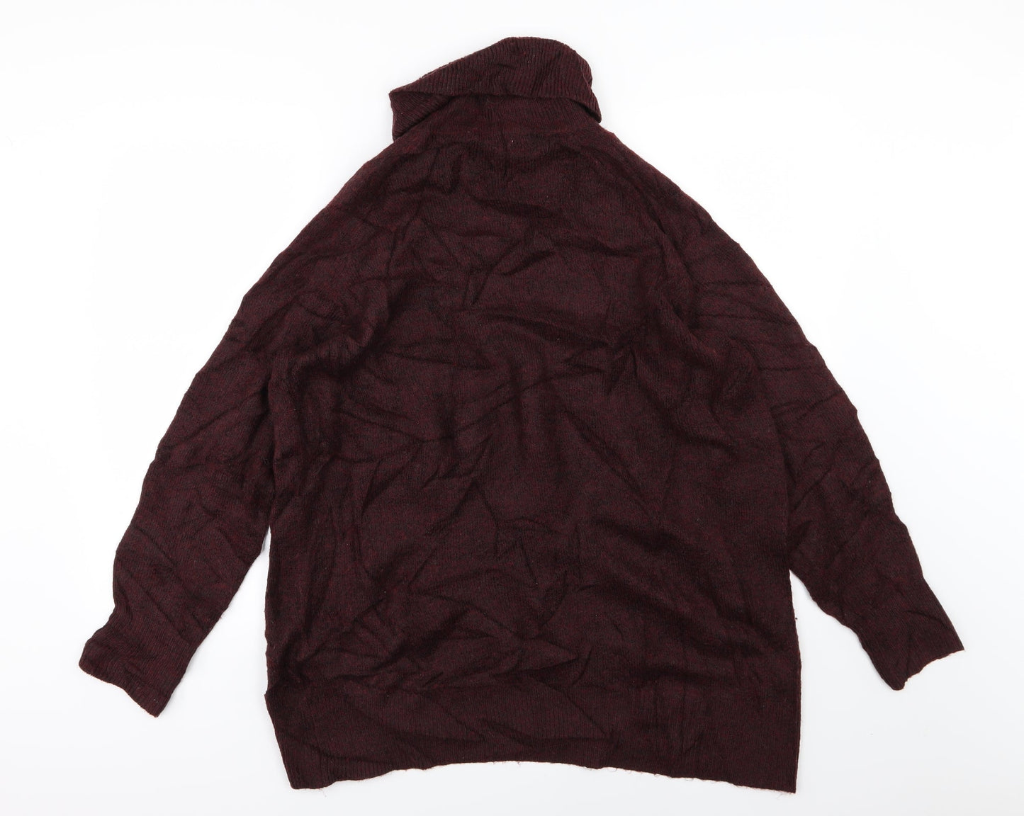 H&M Womens Red  Knit Pullover Jumper Size M
