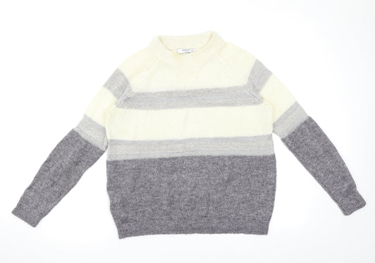 Mango Womens Multicoloured   Pullover Jumper Size 6
