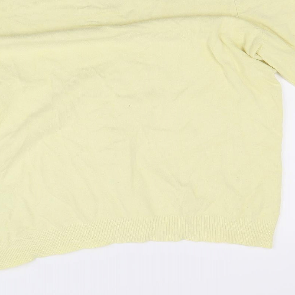 Marks and Spencer Womens Yellow   Pullover Jumper Size 16