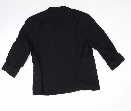 Lebek Womens Black   Jacket Blazer Size 18