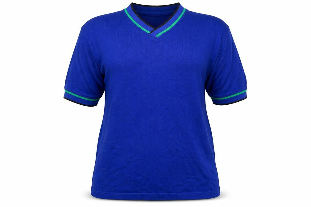 Front view of Classics women’s blue jumper, size XL