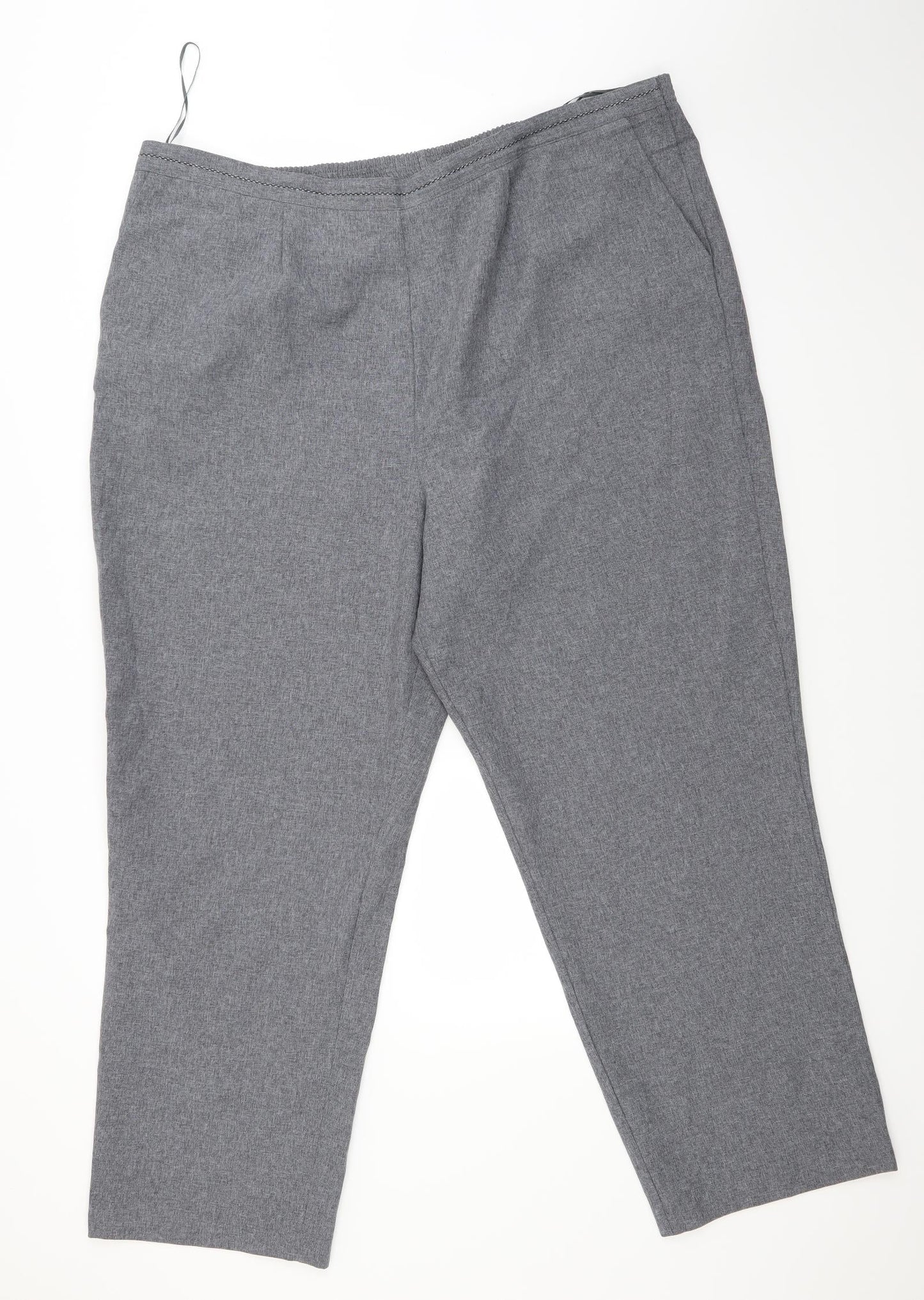 BM Womens Grey   Trousers  Size 22 L27 in