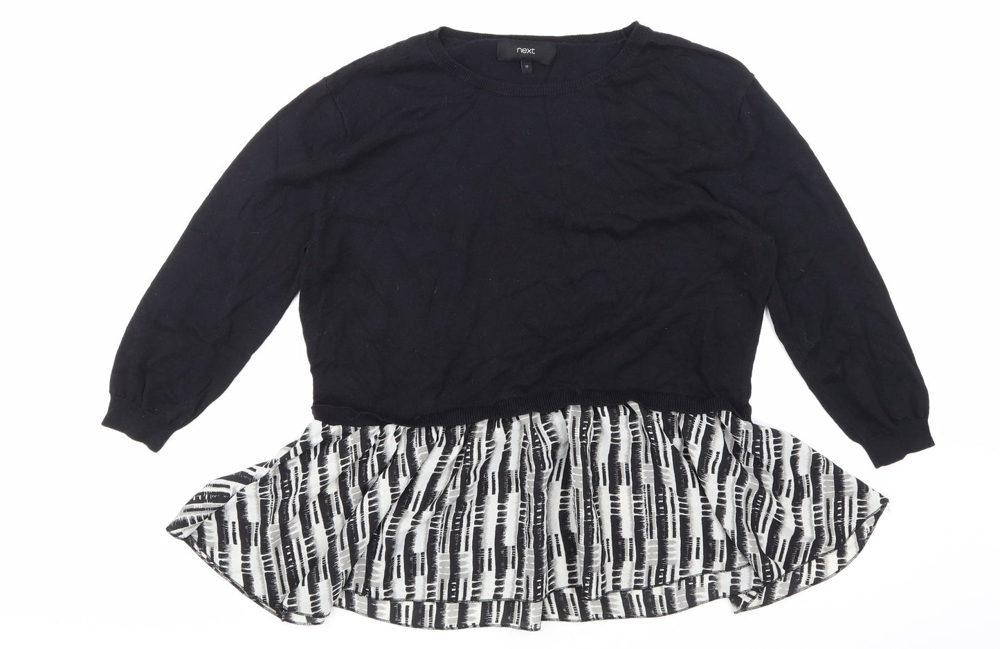 NEXT Womens Black   Basic T-Shirt Size 12