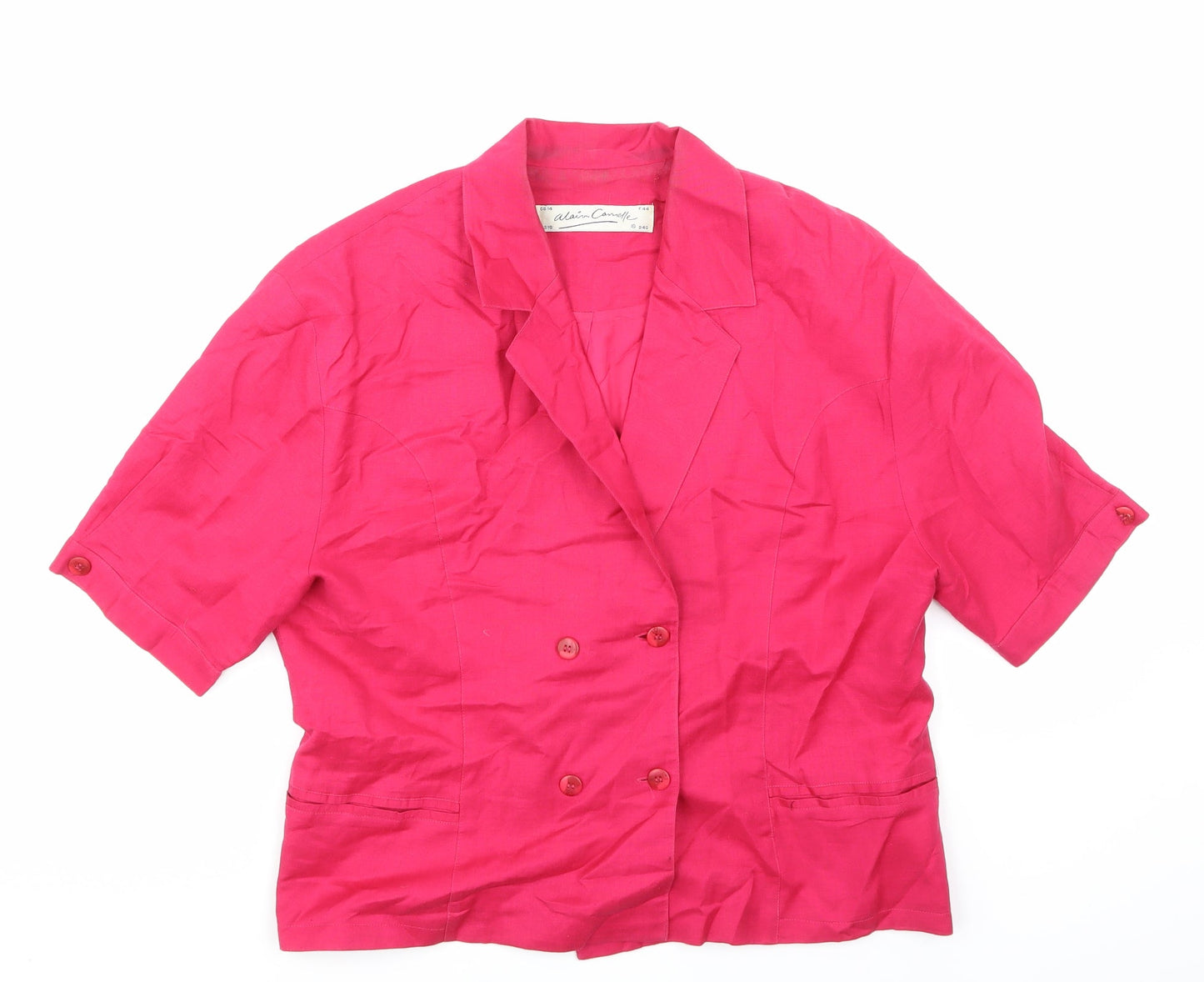 alain connelle  Womens Pink   Basic T-Shirt Size 14