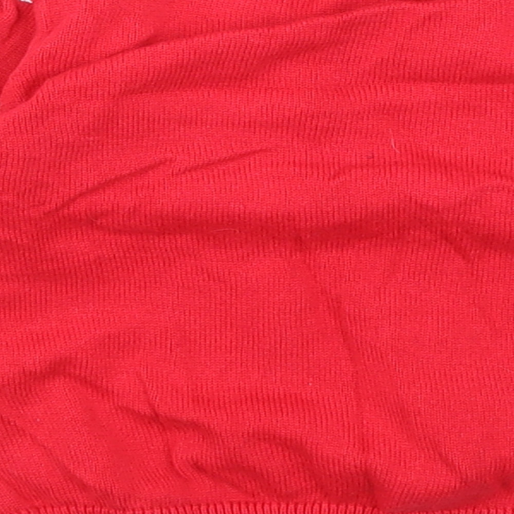 So Cute Girls Red Polka Dot  Pullover Jumper Size 12-18 Months