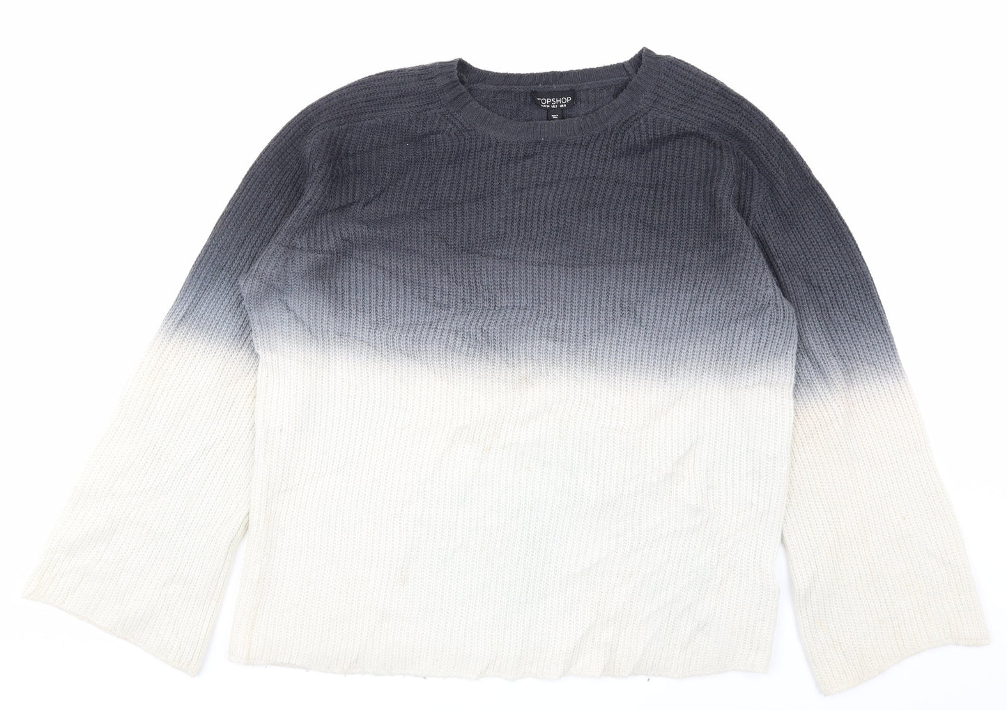 Topshop Womens Beige   Pullover Sweatshirt Size 6