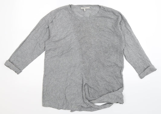 NEXT Womens Grey  Knit Pullover Jumper Size 16