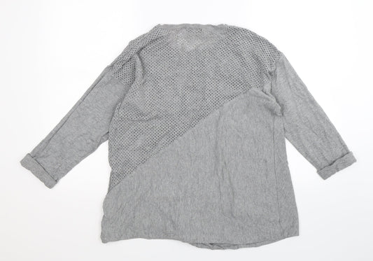 NEXT Womens Grey  Knit Pullover Jumper Size 16