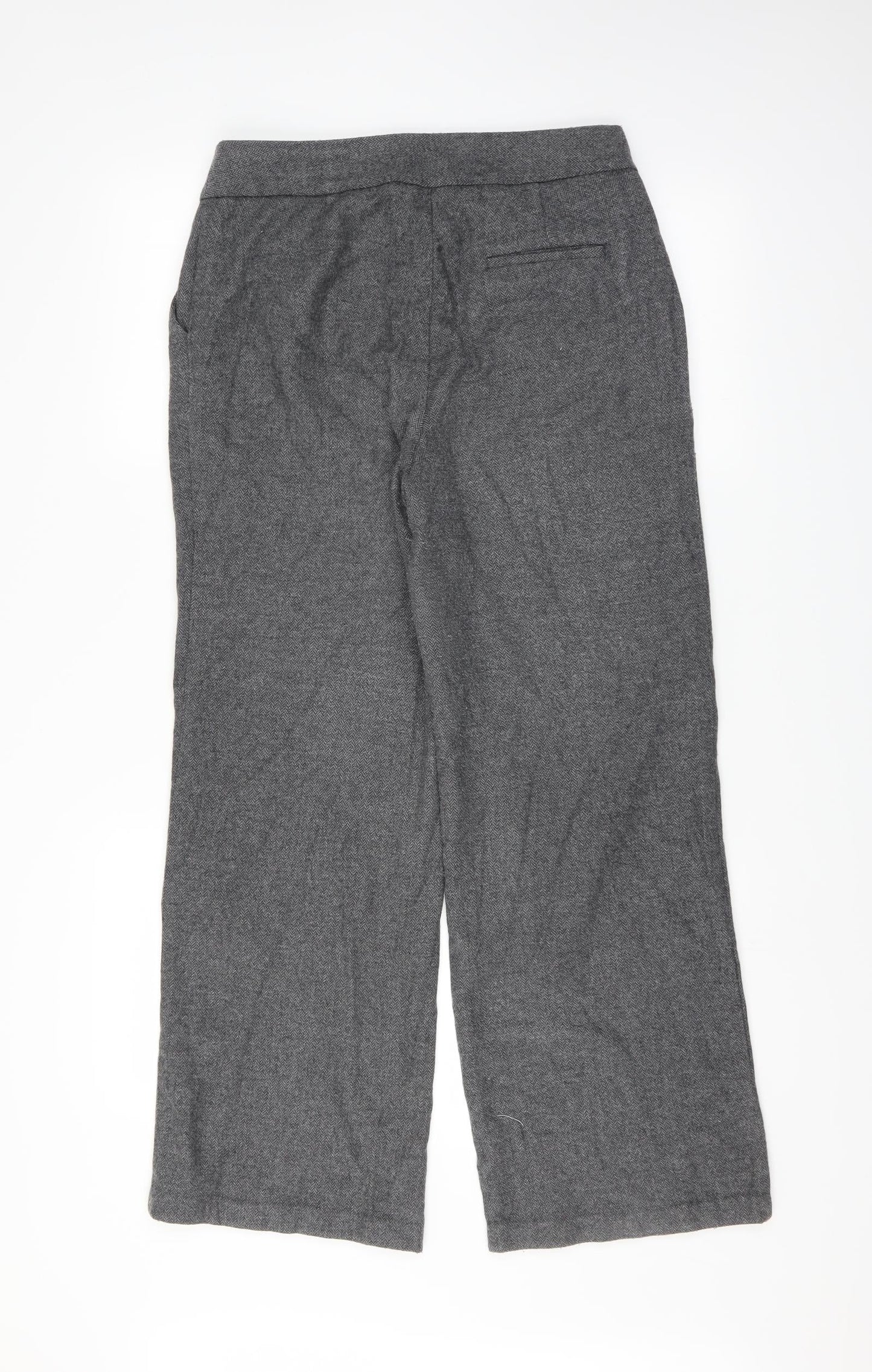 Marks and Spencer Womens Grey   Dress Pants Trousers Size 10 L27 in