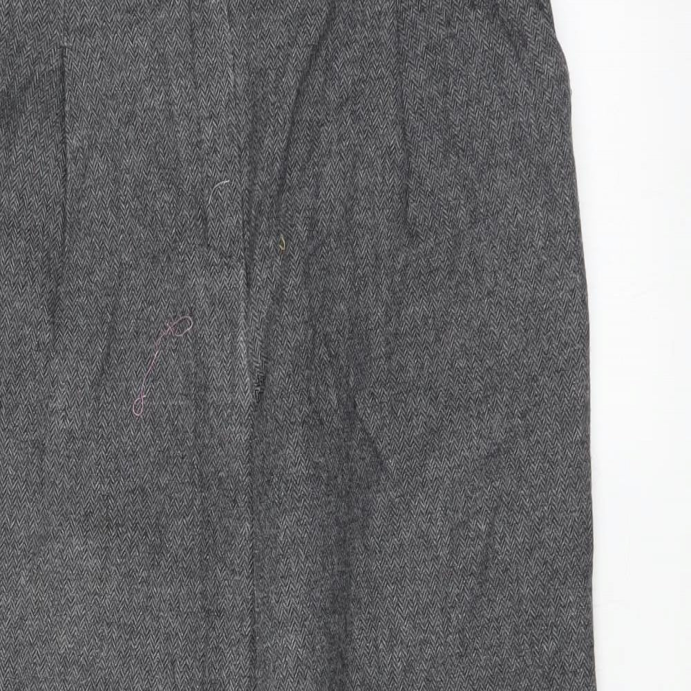 Marks and Spencer Womens Grey   Dress Pants Trousers Size 10 L27 in