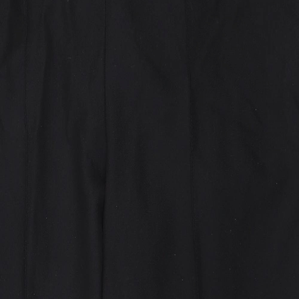 Papaya Womens Black   Trousers  Size 14 L27 in