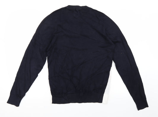 NEXT Mens Blue   Pullover Jumper Size S  - Grandpa Christmas