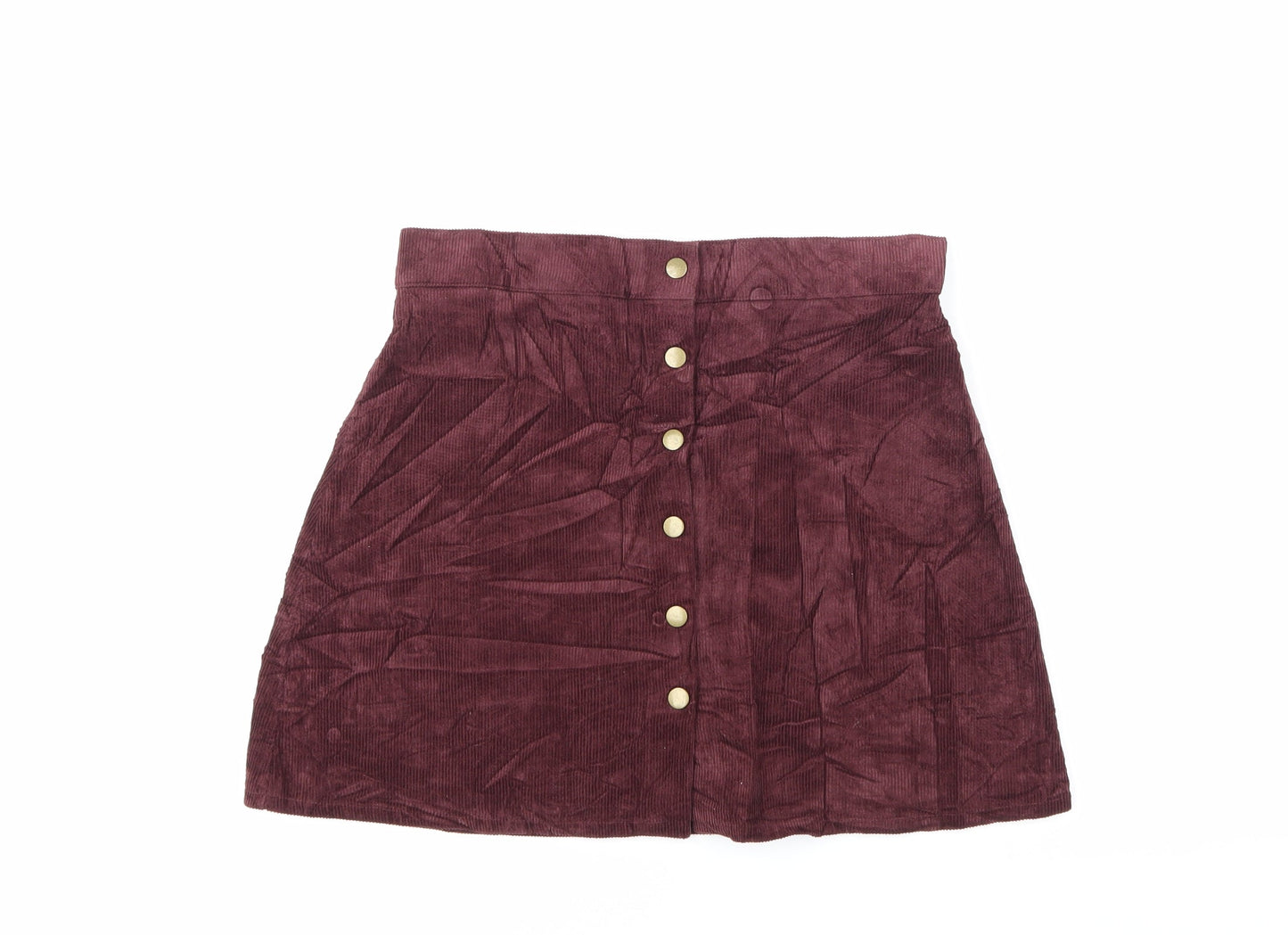 Nancy's Boutique Womens Purple  Corduroy A-Line Skirt