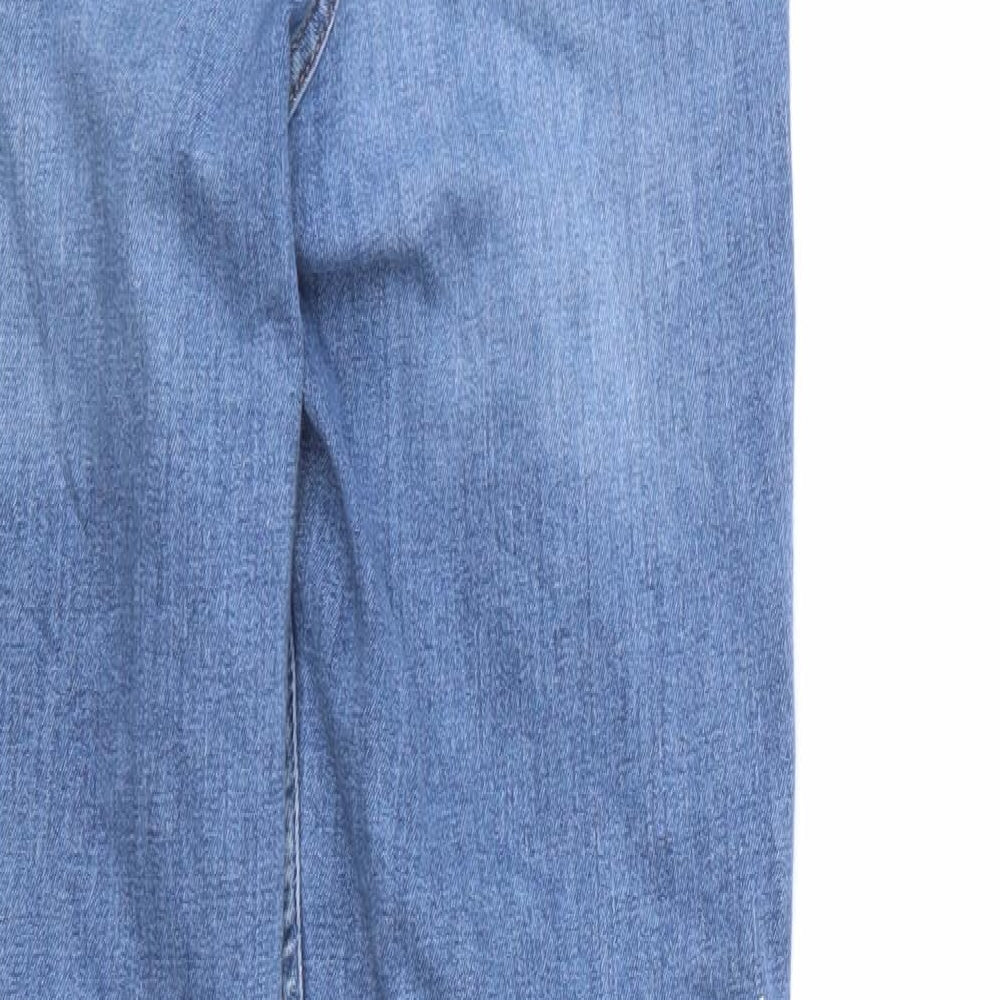 & denim Womens Blue  Denim Skinny Jeans Size M L25 in