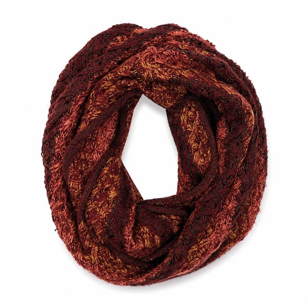 Yu Womens Yu Red Striped Shawl/Wrap