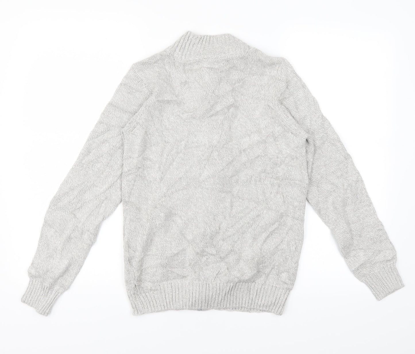ISLE Womens Grey   Full Zip Jumper Size S