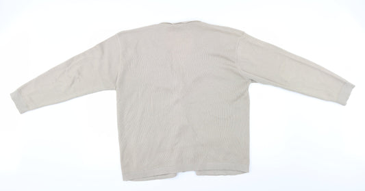 Preworn Womens Beige   Cardigan Jumper Size XL