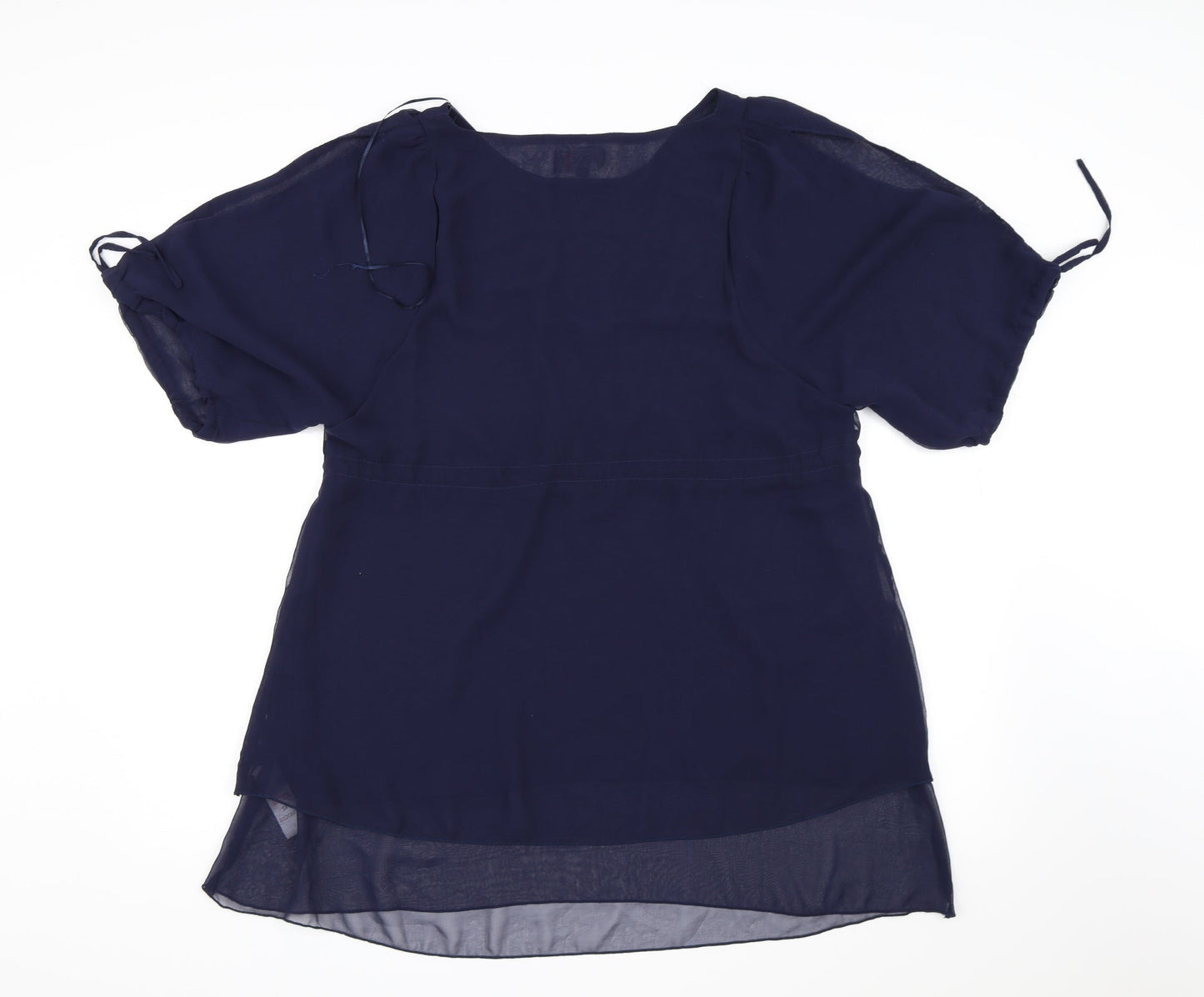 Apricot Womens Blue  Chiffon A-Line  Size XS