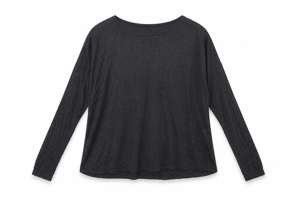 Front view of H&M women’s grey knit jumper, size XS