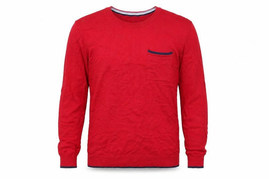 Gap Mens Red  Knit Pullover Jumper Size M  - Contrast Trim
