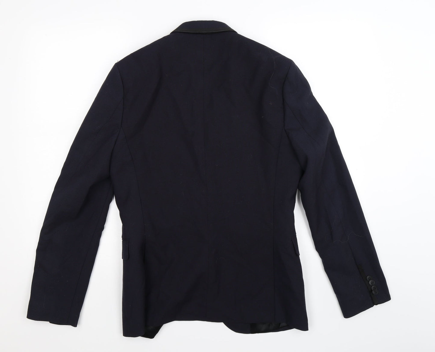 H&M Mens Blue   Jacket Suit Jacket Size 38