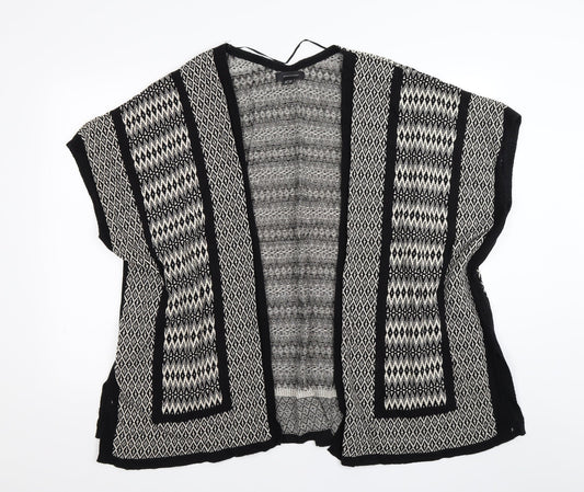 primar Womens Beige Geometric Knit Cardigan Jumper Size 10