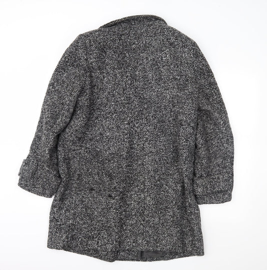 The Collection Womens Grey   Overcoat Coat Size 16
