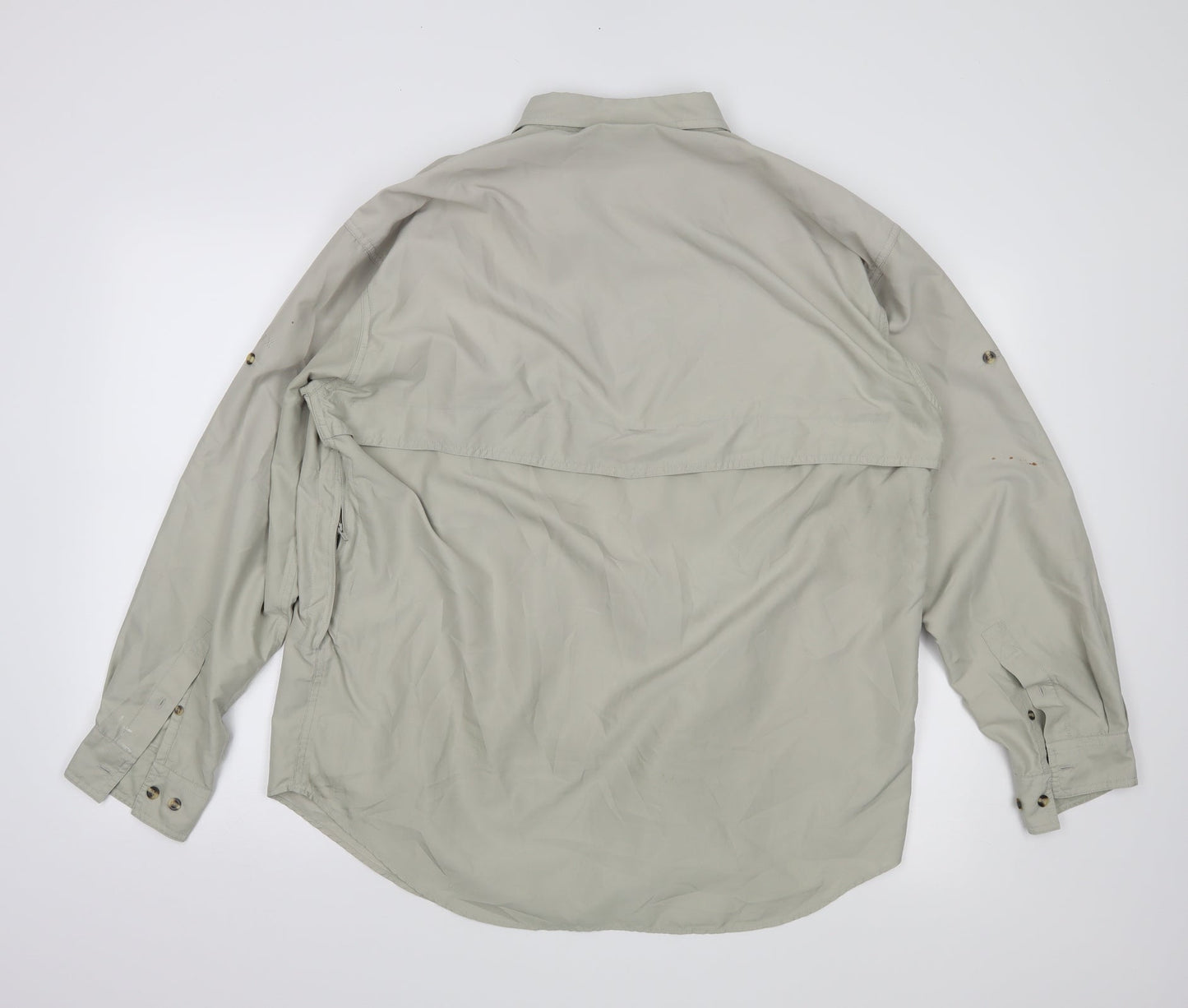 Greys Mens Beige    Button-Up Size M