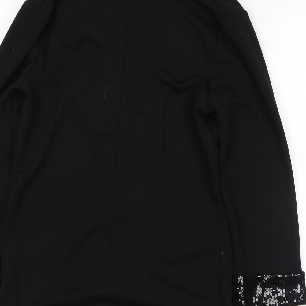 Krisp Womens Black   Wrap Jumper Size 12