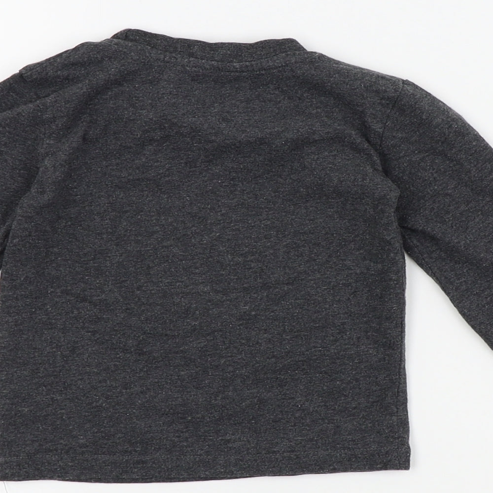 Primark Boys Grey   Basic T-Shirt Size 12-18 Months