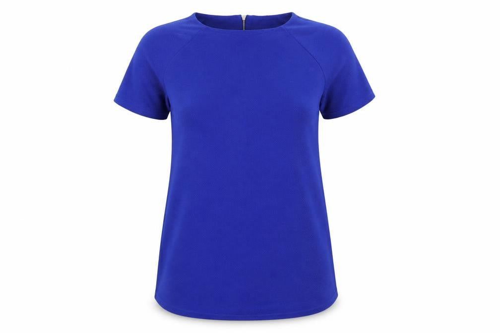 Tempt Womens Blue   Basic Blouse Size L