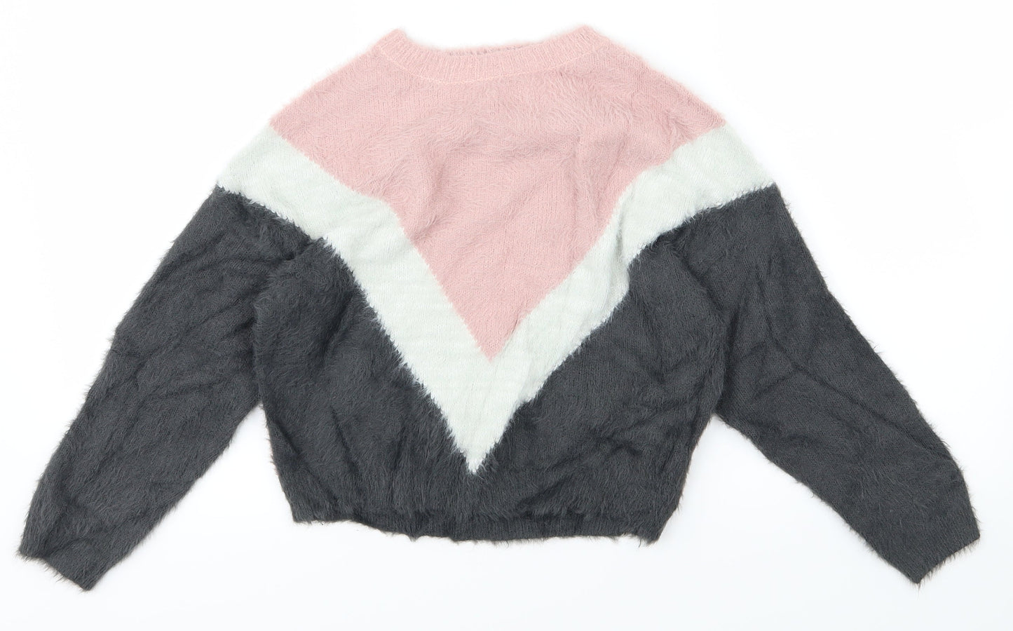 Primark Girls Pink   Pullover Jumper Size 8-9 Years