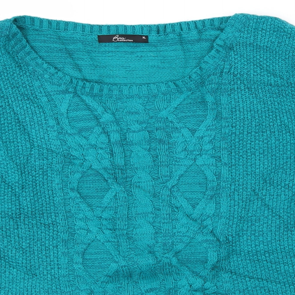 BM Womens Blue   Pullover Jumper Size XL