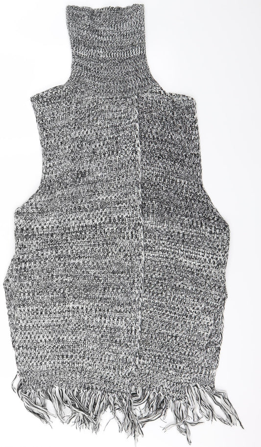 Izabel Womens Grey   Jacket Poncho Size 16