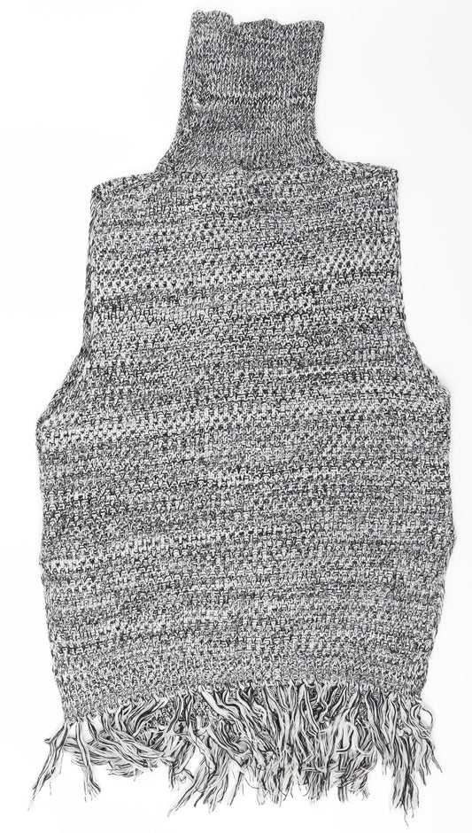 Izabel Womens Grey   Jacket Poncho Size 16