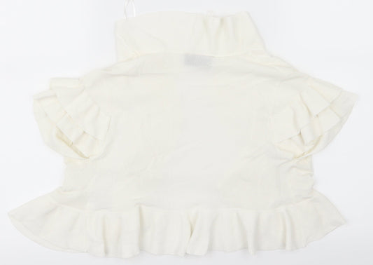 Principles Womens White   Cardigan Jumper Size S