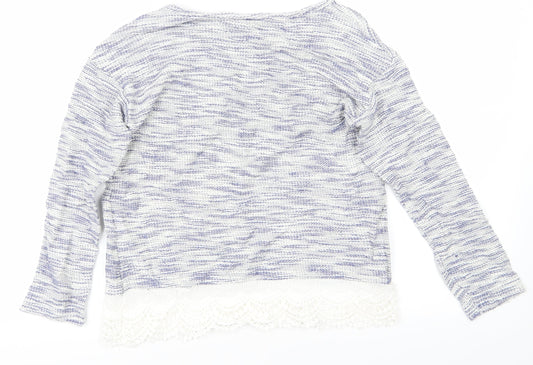 NEXT Girls Blue   Pullover Jumper Size 9 Years
