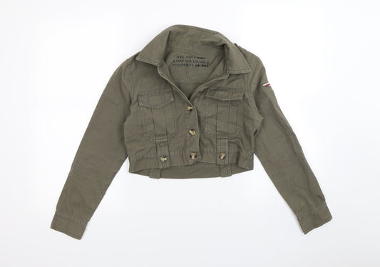 St Bernard Girls Green   Jacket  Size 10 Years
