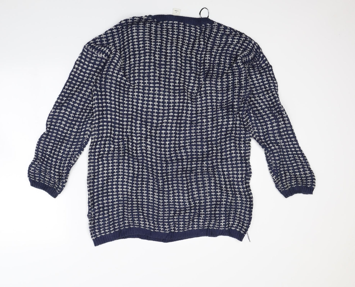 Monki Mens Blue   Pullover Jumper Size S