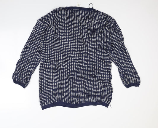 Monki Mens Blue   Pullover Jumper Size S
