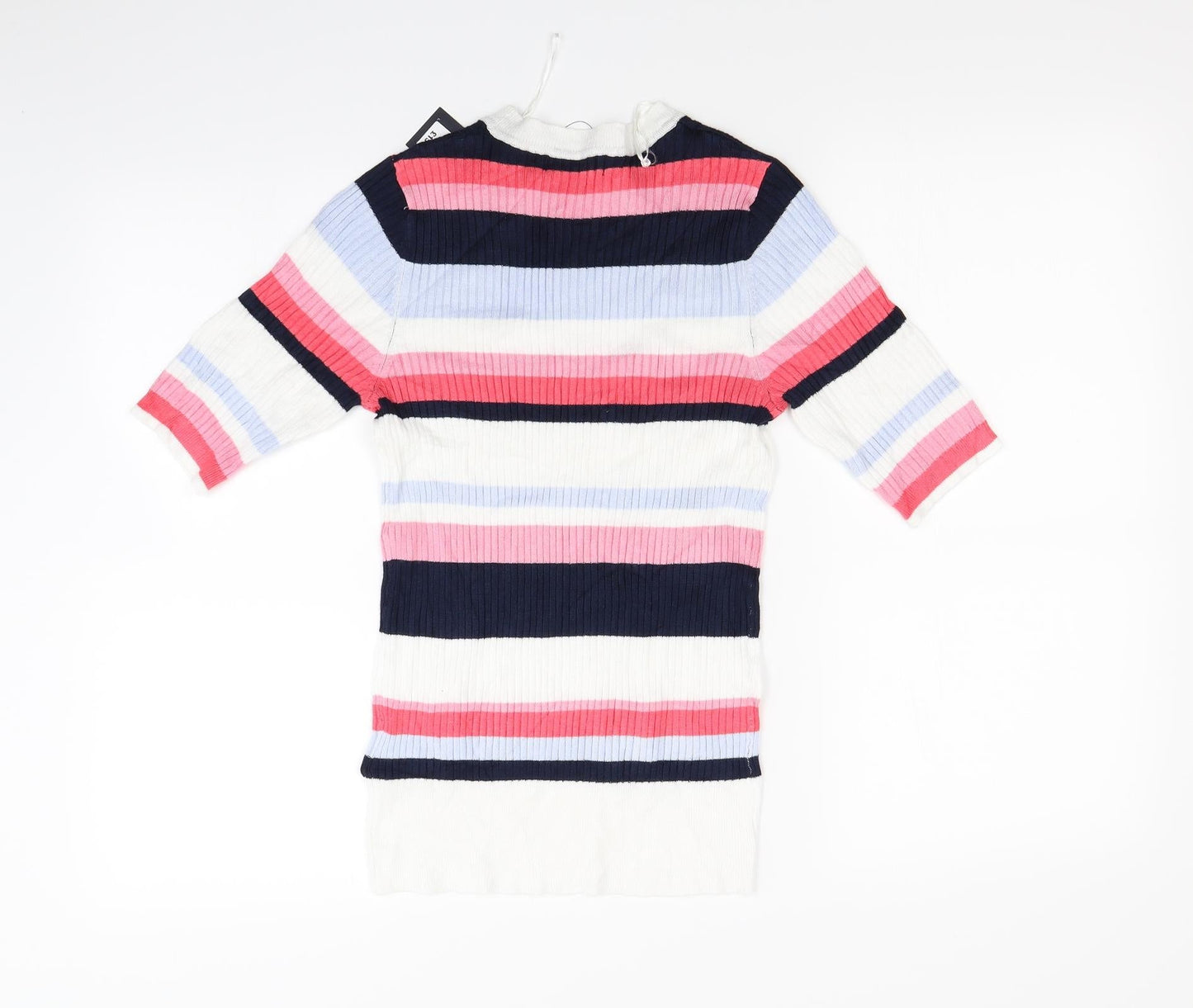M&S Womens Multicoloured Striped  Pullover Jumper Size 10