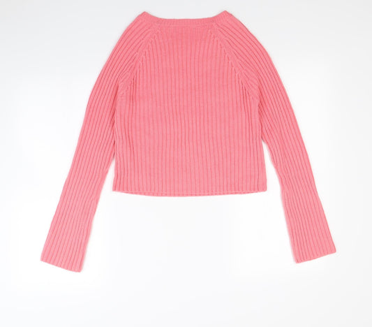 New Look Womens Pink   Pullover Jumper Size 8