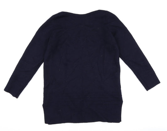Marks and Spencer Womens Blue   Pullover Jumper Size 8