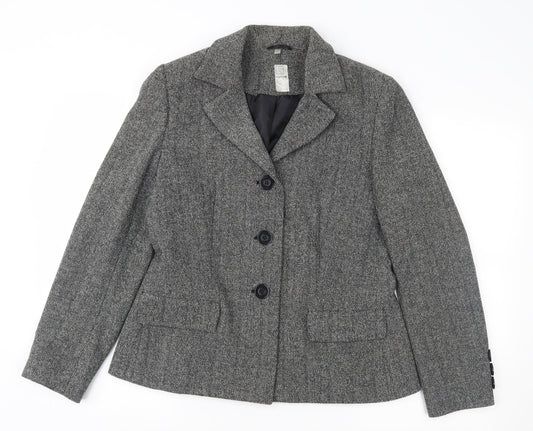 Preworn Womens Grey   Jacket  Size 14