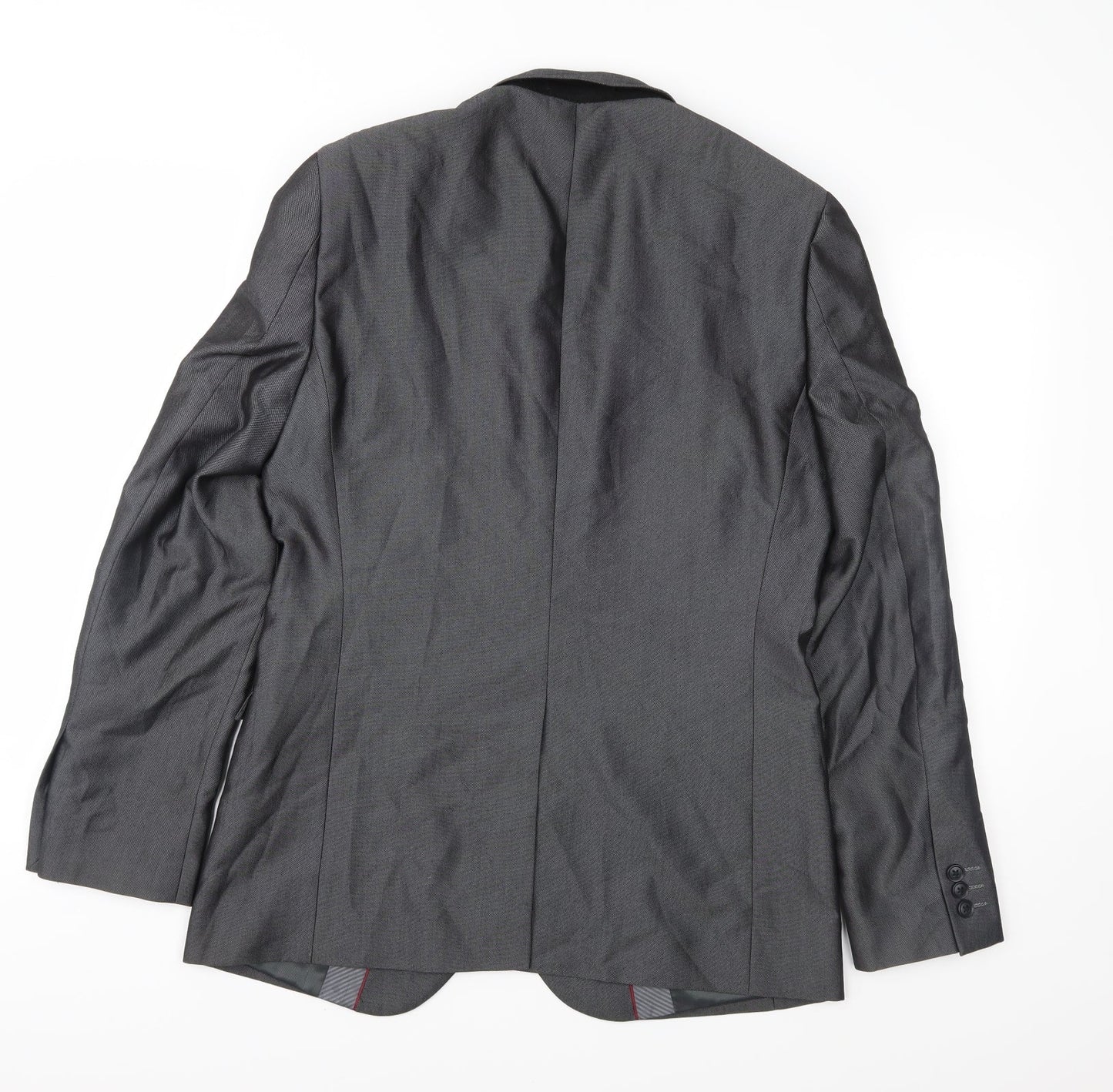 Red Herring Mens Grey   Jacket Suit Jacket Size 38