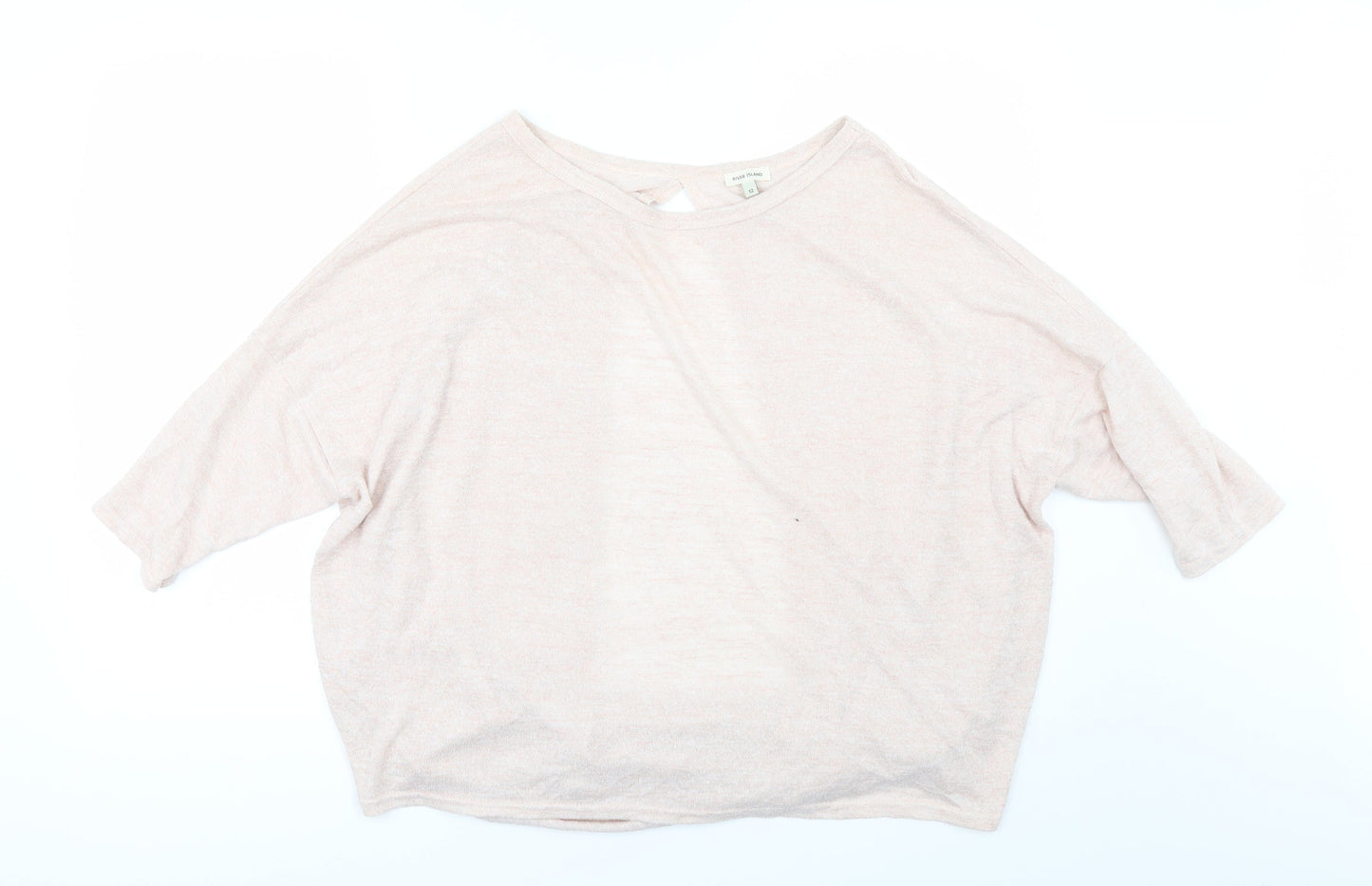 River Island Womens Pink   Pullover Jumper Size 12