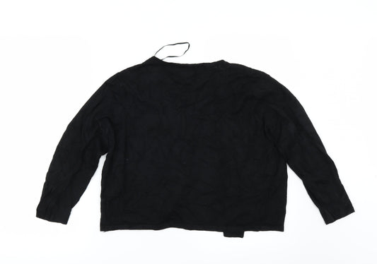 Matalan Womens Black   Cardigan Jumper Size L