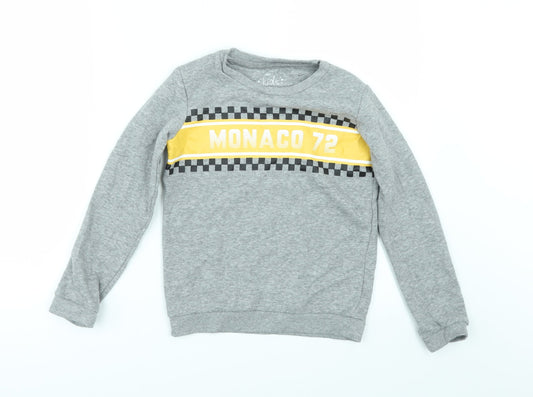 pepe&co Boys Grey   Pullover Sweatshirt Size 7-8 Years