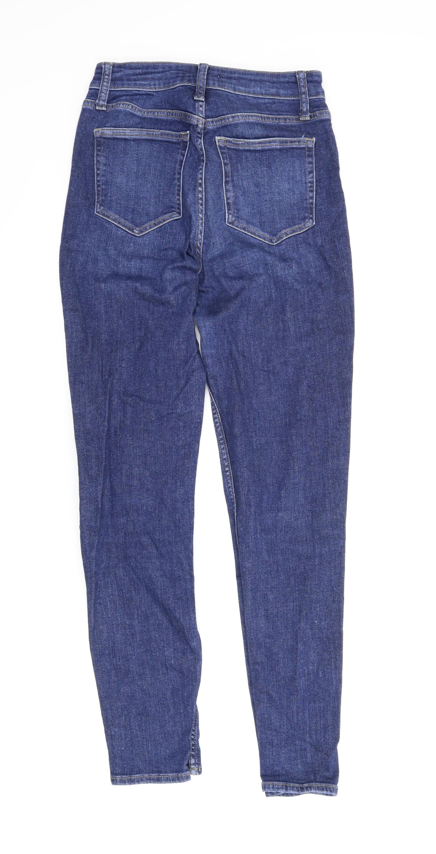H&M Womens Blue  Denim Skinny Jeans Size 6 L28 in