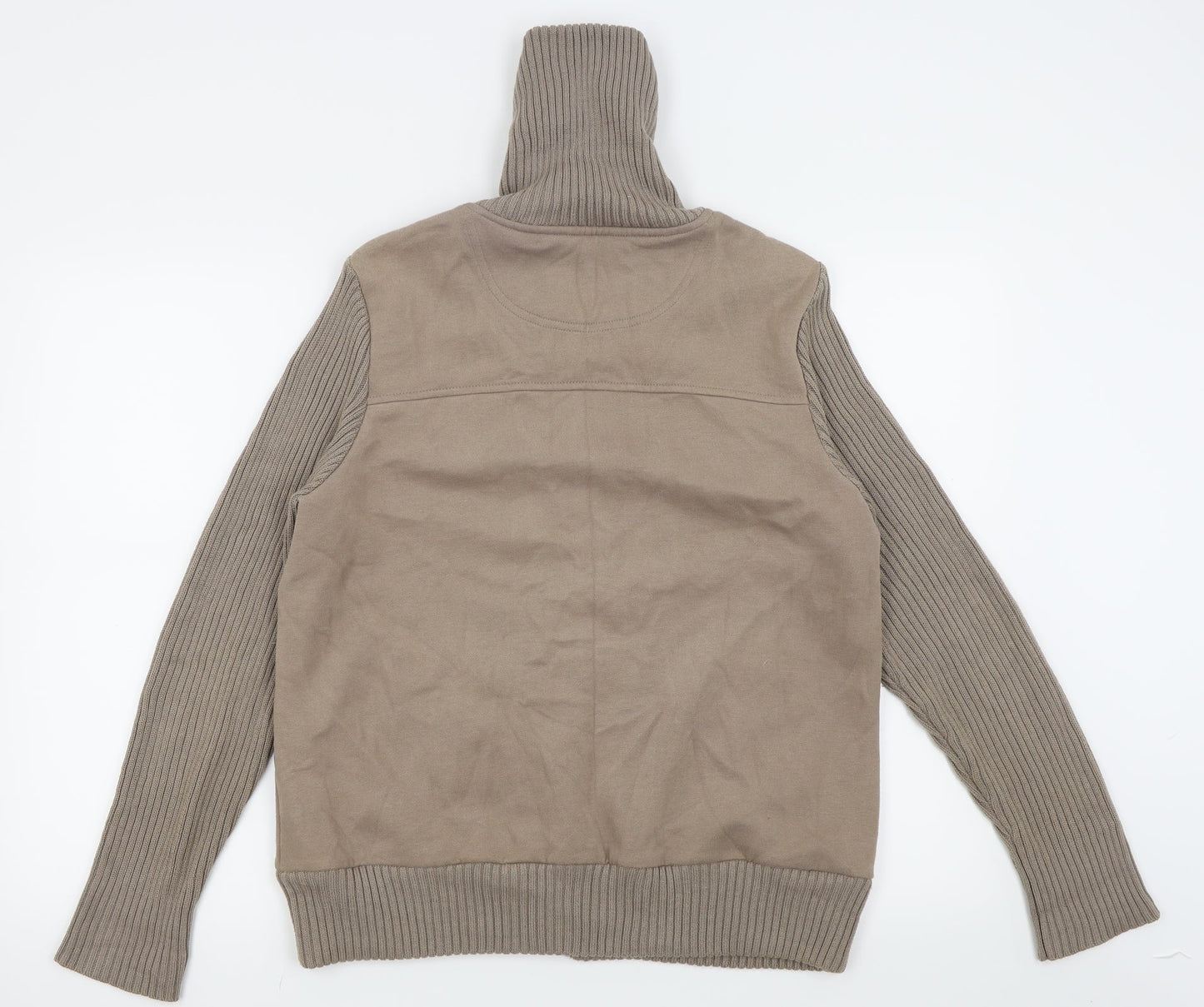 Maine Womens Beige   Full Zip Jumper Size 16